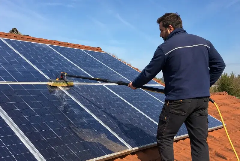 Nettoyage et entretien de panneaux solaires à Blan